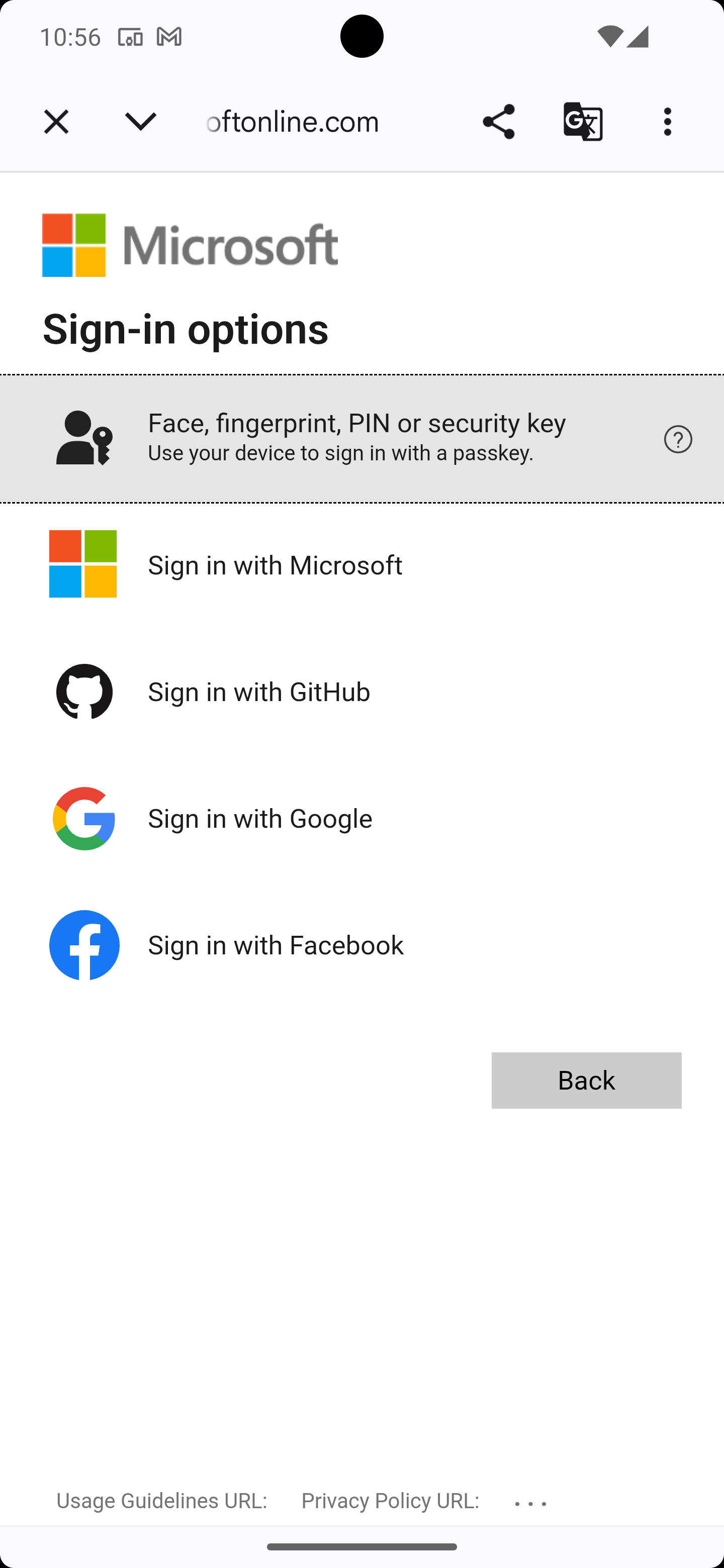 CrankyGarage mobile app screen